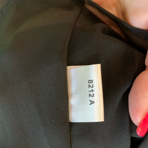 Ann Taylor Loft Black Beaded Blouse (Sz 6 ) - Picture 8 of 9